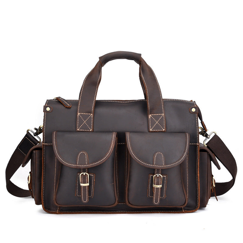 Sac Bandoulière Homme en Cuir Véritable