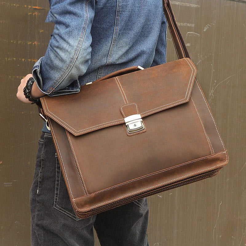 Sac Bandoulière Homme en Cuir