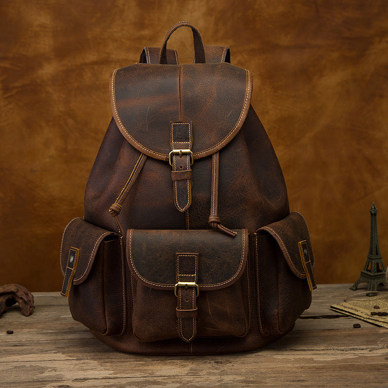 Petit sac à Dos Urbain en Cuir