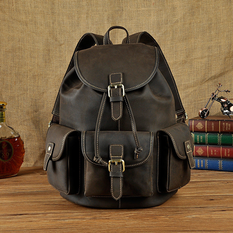 Petit sac à Dos Urbain en Cuir