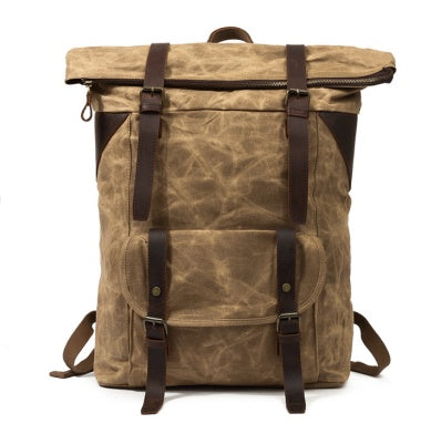 Sac à Dos Rétro en Toile – Robuste, Stylé, Parfait pour le Voyage