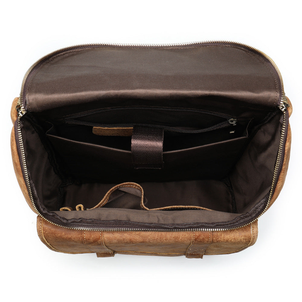 Sac Seau en Cuir Véritable – Élégance Masculine & Confort