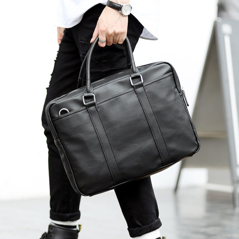Mallette portable en cuir