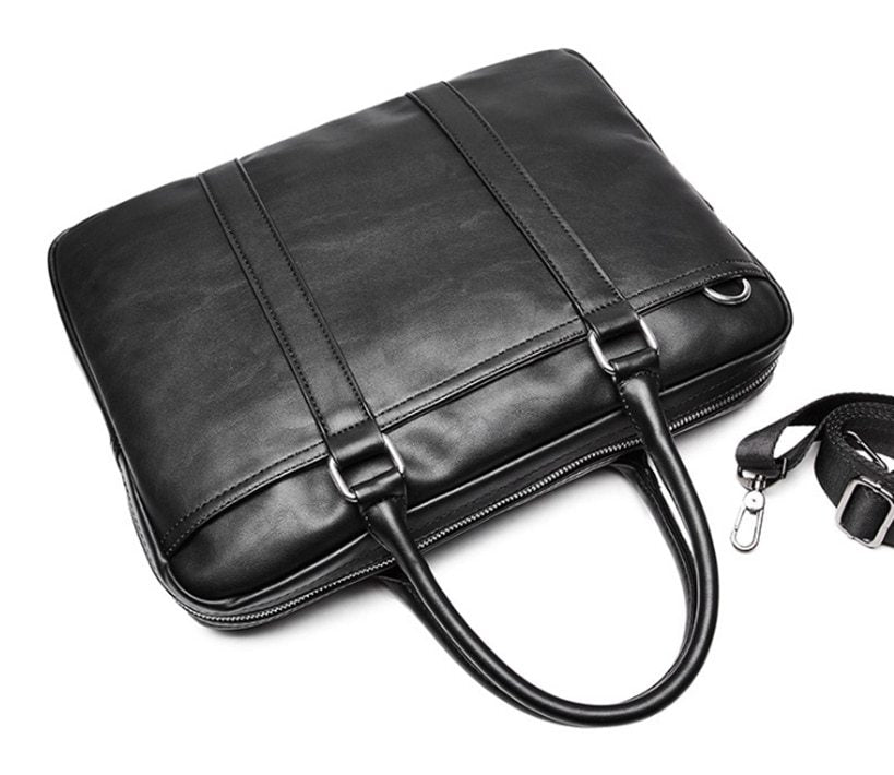 Mallette portable en cuir