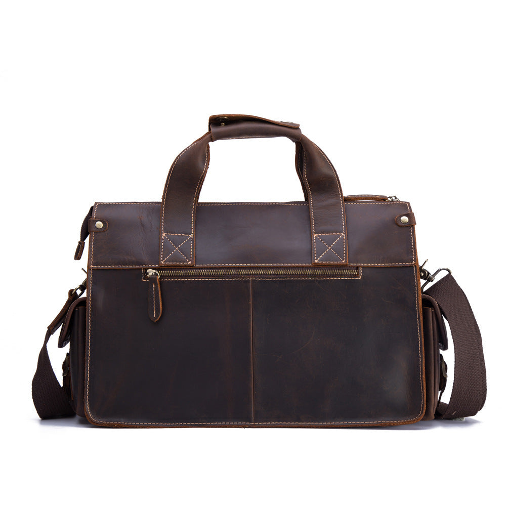 Sac Bandoulière Homme en Cuir Véritable