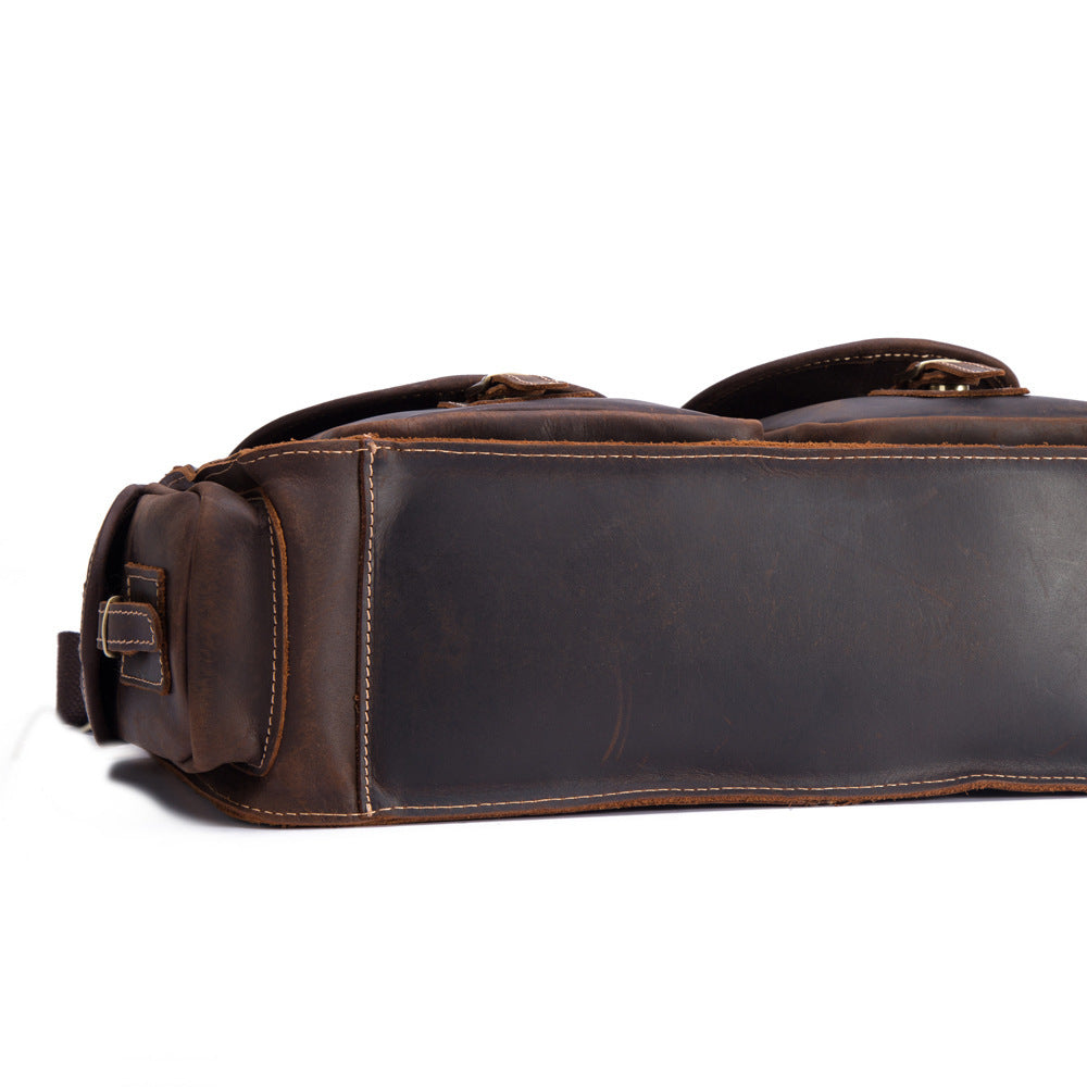 Sac Bandoulière Homme en Cuir Véritable