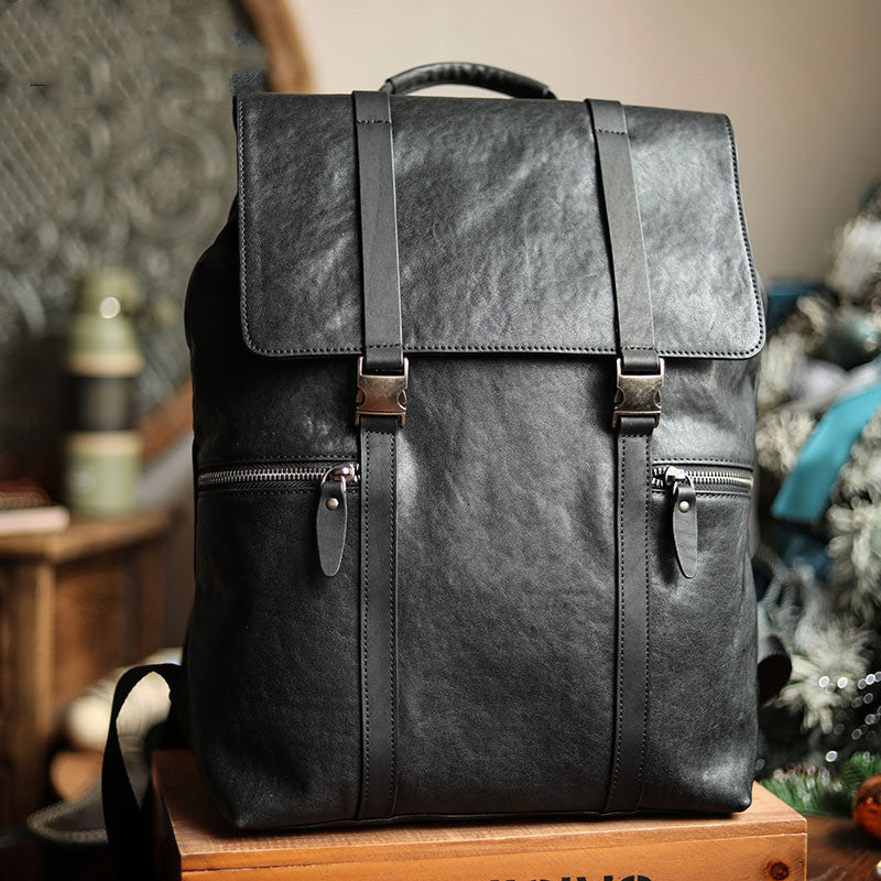 Sac à Dos en Cuir Authentique – Un Accessoire Sophistiqué et Fonctionnel