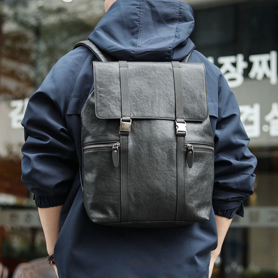 Sac à Dos en Cuir Authentique – Un Accessoire Sophistiqué et Fonctionnel