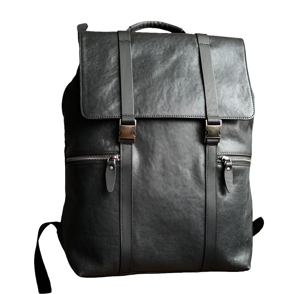 Sac à Dos en Cuir Authentique – Un Accessoire Sophistiqué et Fonctionnel