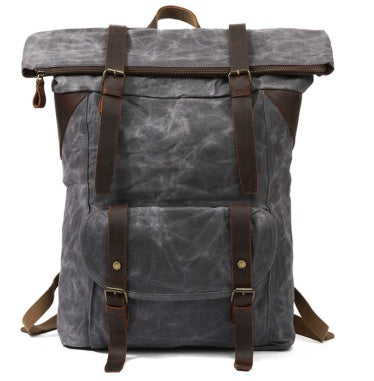 Sac à Dos Rétro en Toile – Robuste, Stylé, Parfait pour le Voyage