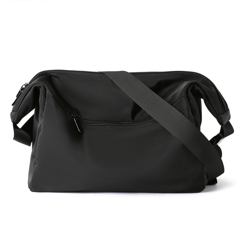 Sac Bandoulière Carré en Tissu Oxford